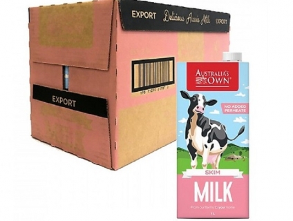 Sữa Australia Own Skim Milk không béo hộp 1 lít