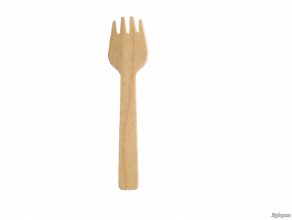 KEGO - Dĩa (nĩa) gỗ 10.5cm dùng một lần (thùng 1000 chiếc)