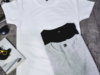 Xả kho Áo thun trơn nam nữ cotton 4 chiều