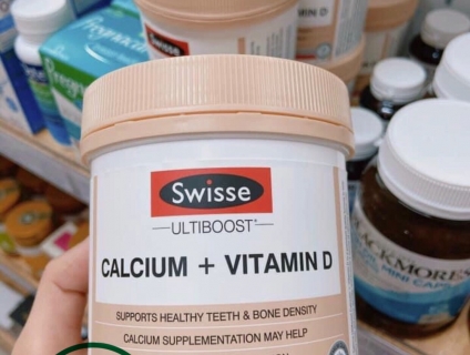 Swisse Canxi + Vitamin D - Bổ sung canxi cho cơ thể
