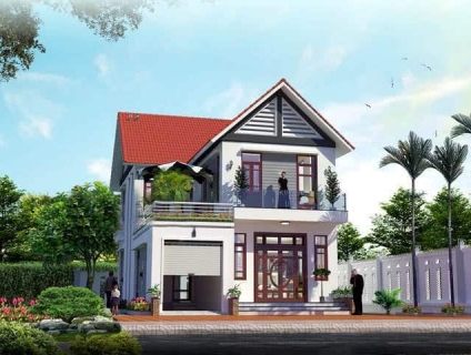 Ý tưởng cải tạo nhà cấp 4 chữ L 2 tầng