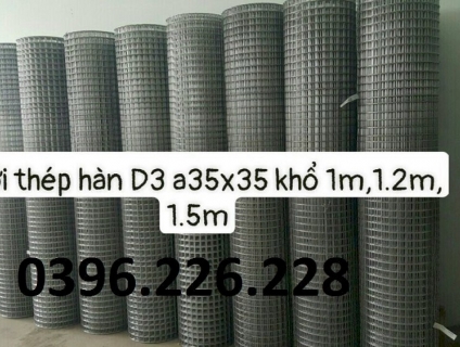 Lưới thép hàn mạ kẽm dây 3 a(25*25) làm giàn lan, hàng rào bảo vệ
