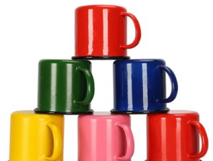 Ca tráng men 360ml nhiều màu