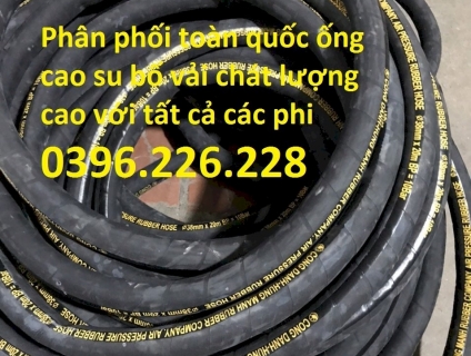 Địa chỉ cung cấp ống cao su bố vải phi 220 , 5 lớp bố vải chịu mài mòn
