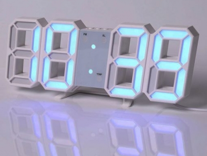 Đồng hồ treo tường led 3D