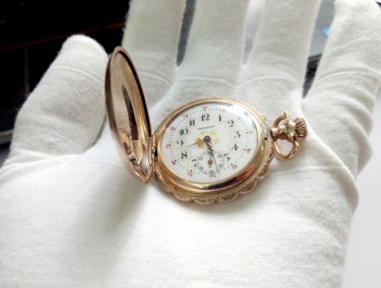 ĐỒNG HỒ QUẢ QUÝT BỌC VÀNG 14K SƯU TẦM TUYỆT ĐẸP GIÁ TỐT