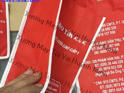 Xưởng may balo, túi xách, túi vải theo yêu cầu 0909 140 012