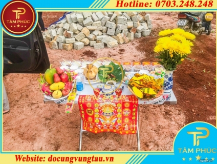 Đặt mâm cúng động thổ tại Vũng Tàu. HOTLINE: 0703.248.248