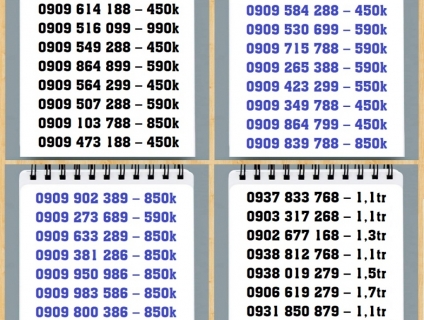 Sim Phong Thủy Tài Lộc - Lộc Phát - Thần Tài