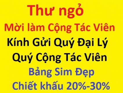 45k sim số đẹp, Chiết khấu 30% cho khách hàng, tuyển CTV bán sim đẹp
