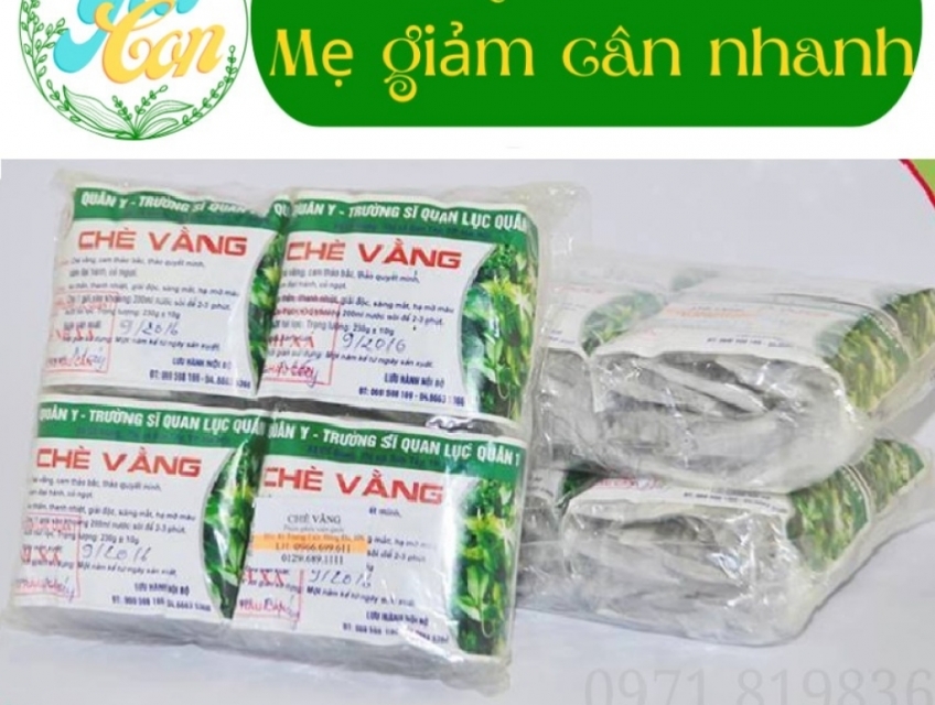 Chè Vằng Lợi Sữa Túi Lọc Chuẩn Lục Quân I Chè Vằng Lợi Sữa Giảm Cân