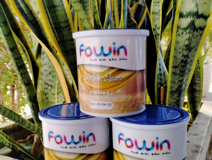 SƠN NHỦ VÀNG - SƠN FOWIN - SƠN TRANG TRÍ