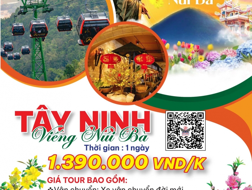TOUR TÂY NINH 1 NGÀY – VIẾNG NÚI BÀ