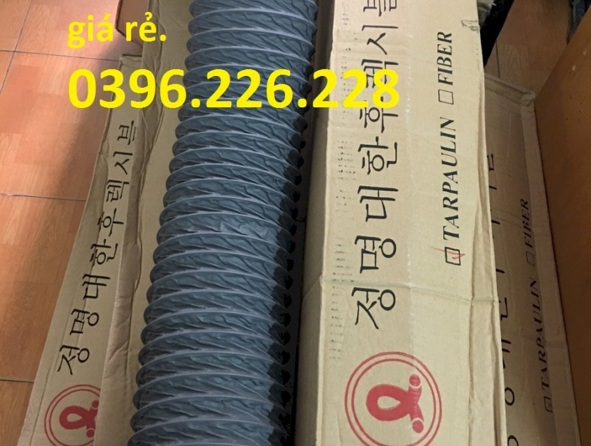 Cung cấp ống gió vải hàn quốc phi 300, phi 350 , phi 400 chịu nhiệt .