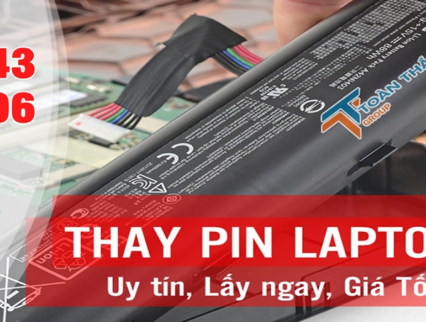 Công Ty Dịch Vụ Thay Pin Laptop Quận 3 Nhanh Uy Tín