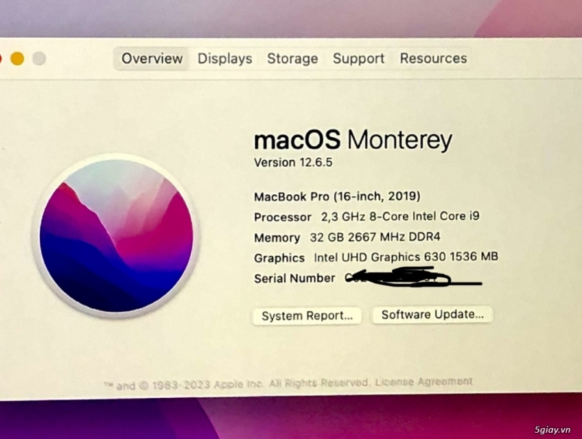 Cần ra đi em Macbook Pro 16" 2019 full options