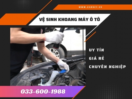 Vệ sinh khoang máy ô tô tại Định Công uy tín!