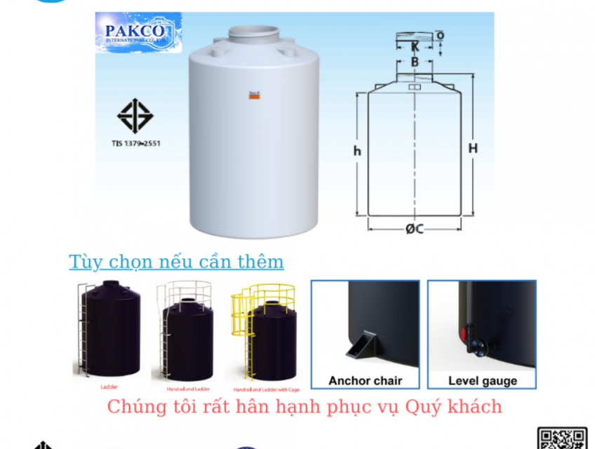 BỒN CHỨA HÓA CHẤT TEMA LOẠI BIG TANK DUNG TÍCH CHỨA LỚN TỪ 10M3  50M3