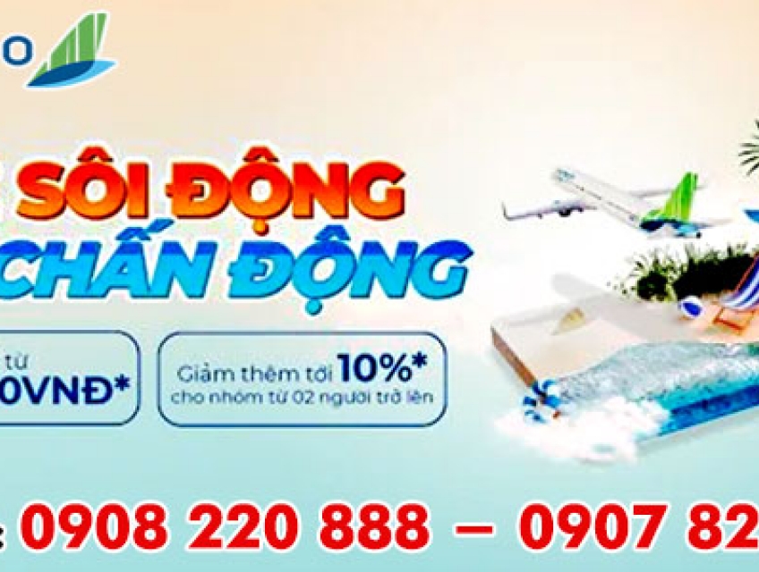 Bamboo giảm 10% giá vé bay Hè cho nhóm từ 2 người