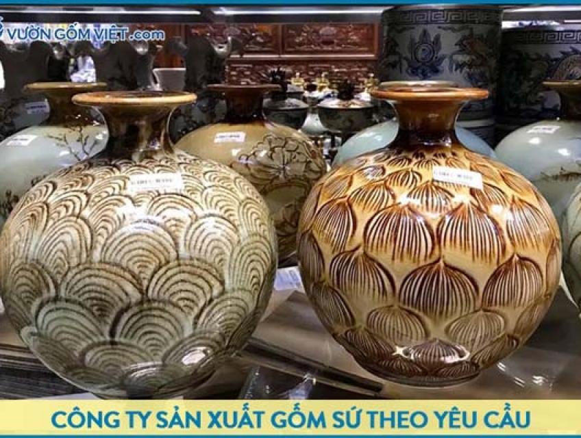 Địa chỉ sản xuất lọ gốm xuất khẩu đạt chuẩn quốc tế