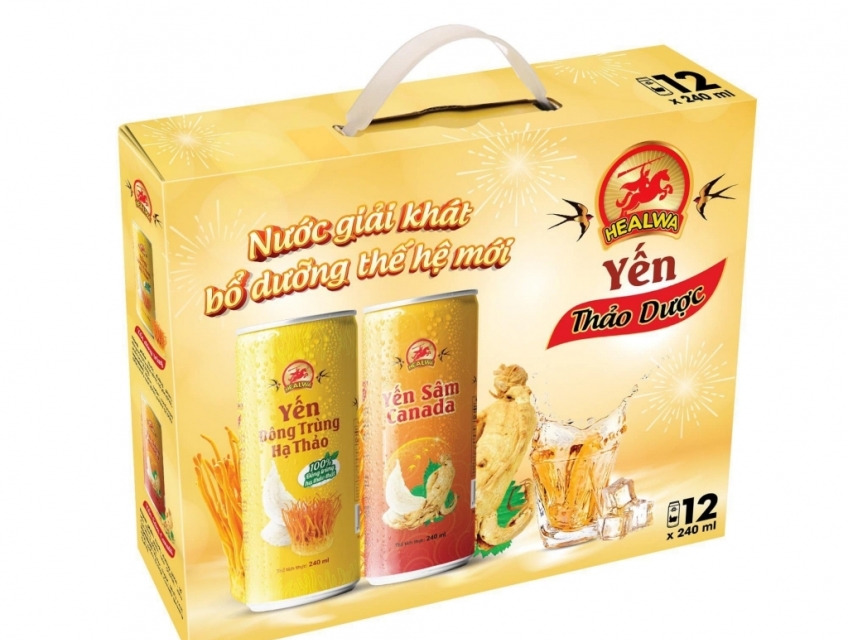 Thùng yến thảo dược 12 lon