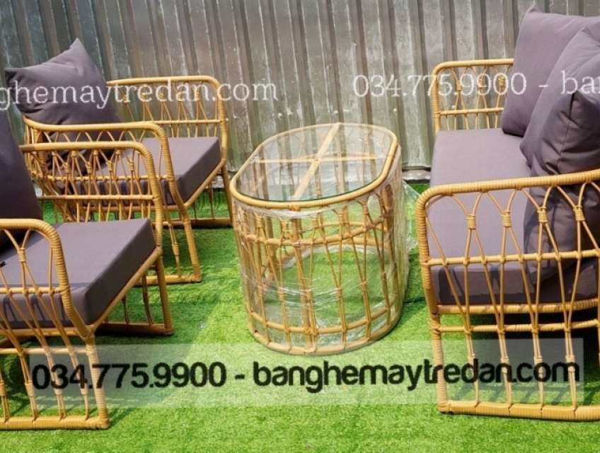 6 lý do nên chọn bàn ghế nhựa giả mây làm ngoại thất