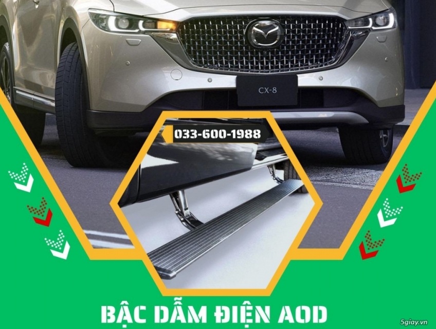 Địa chỉ lắp bậc lên xuống tự động xe Mazda CX8 giá rẻ!