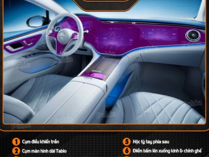 Dán PPF nội thất ô tô Audi A4 2020-2023