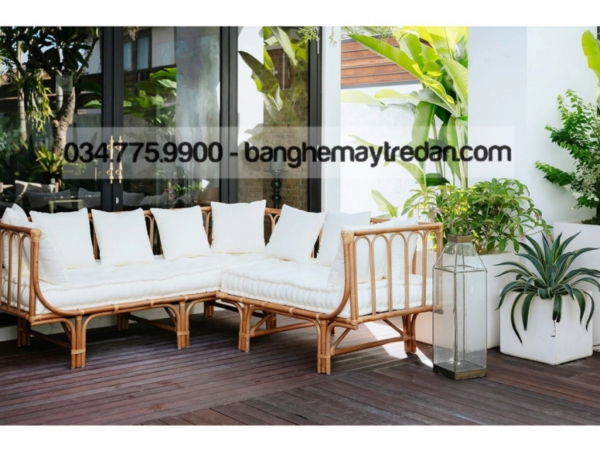 Xưởng cung cấp sofa góc bằng song mây tự nhiên chất lượng cao, giá tốt