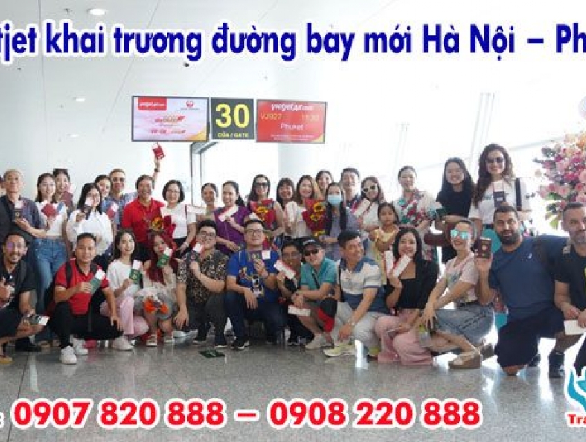 Vietjet khai trương đường bay mới Hà Nội – Phuket