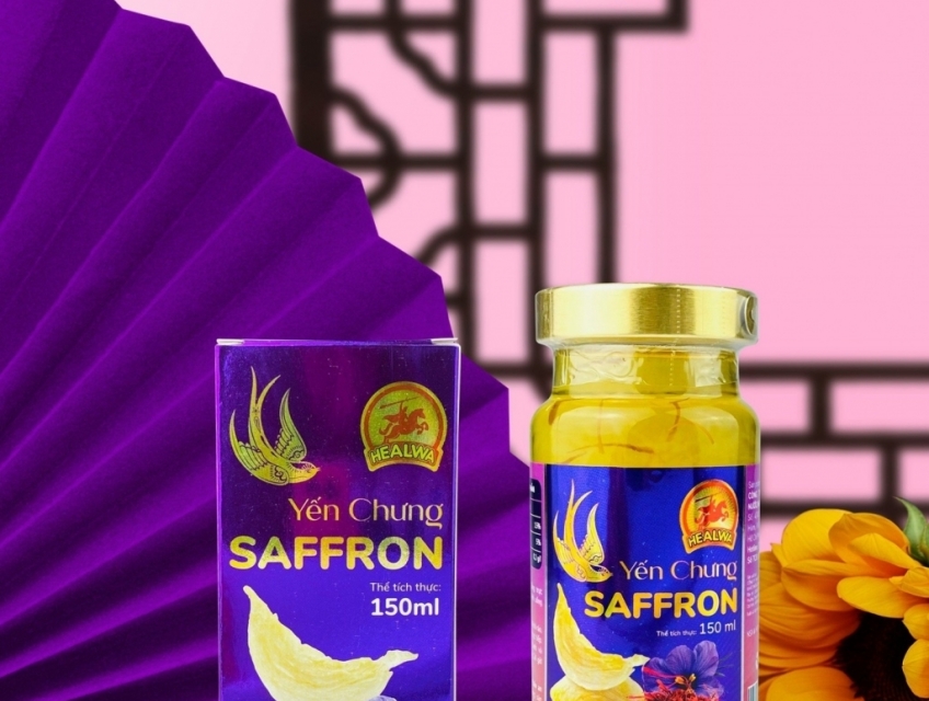 Bán yến chưng saffron - vảy vàng cao cấp cho phụ nữ tại HCM freeship