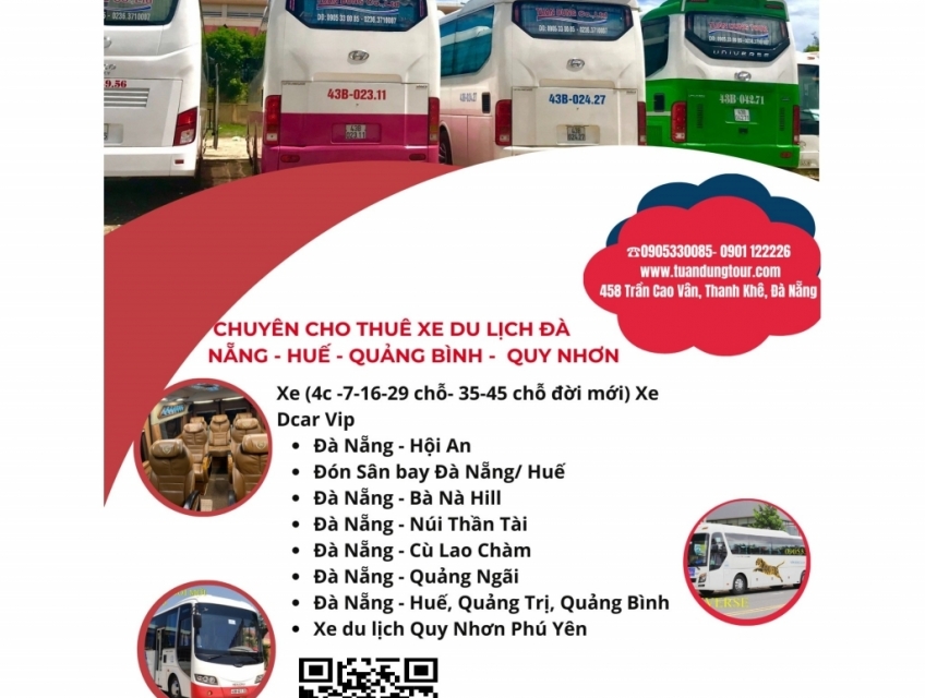 Cho thuê xe du lịch uy tín Đà Nẵng