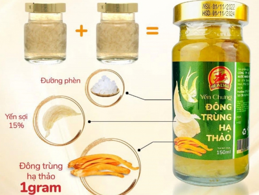 Bán Yến chưng Saffron Đông trùng hạ thảo cho người cao tuổi ở HCM