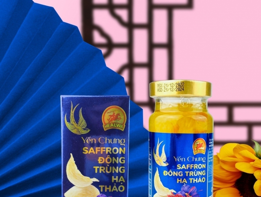 Bán yến chưng Saffron Đông trùng hạ thảo không đường cho phụ nữ ở HCM