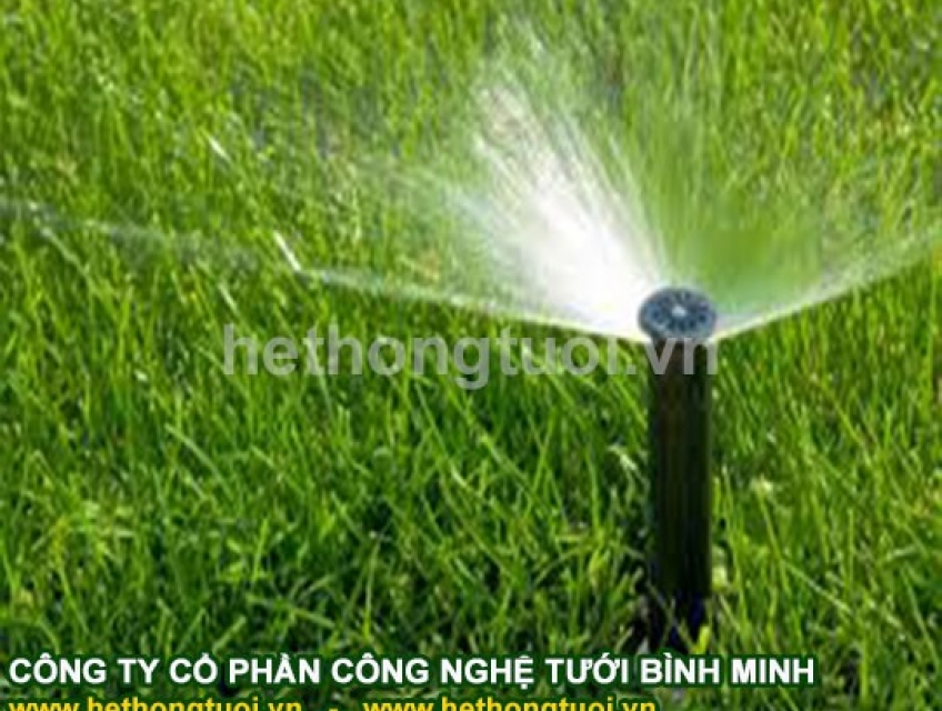 Hệ thống tưới,hệ thống tưới cây phun mưa, hệ thống béc phun tưới cây
