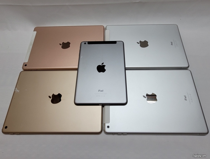 iPad Air, iPad Mini 2 Wifi + 4G 16GB, 128GB Màu Xám, Bạc