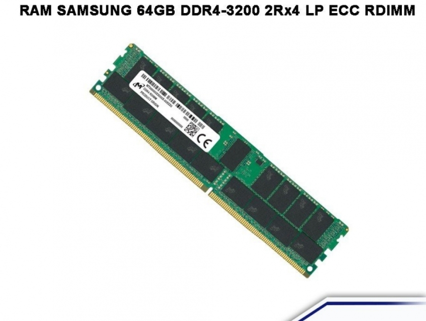 RAM SAM SUNG 64GB DDR4 - 3200 2Rx4 LP ECC RDIMM