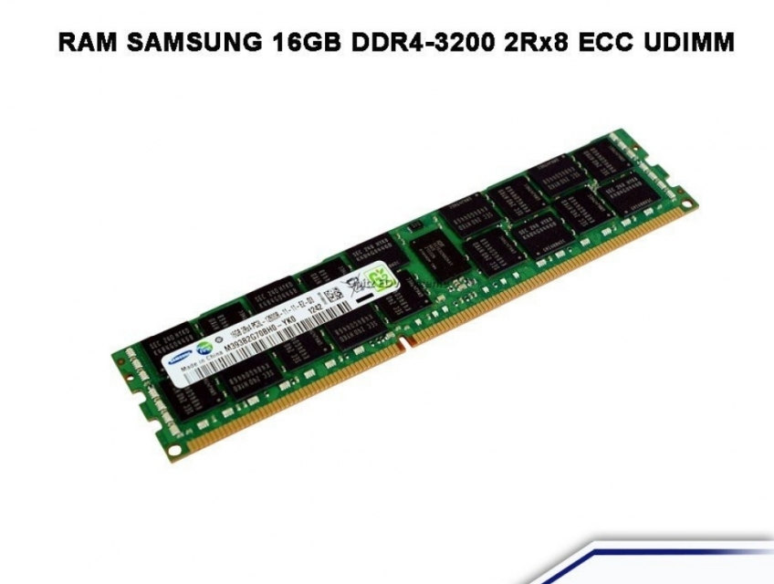 RAM SAM SUNG 16GB DDR4 - 3200 2Rx8 ECC UDIMM
