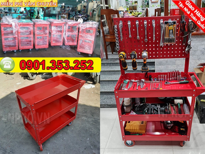 Điểm danh các loại tủ đựng đồ nghề phổ biến hiện nay