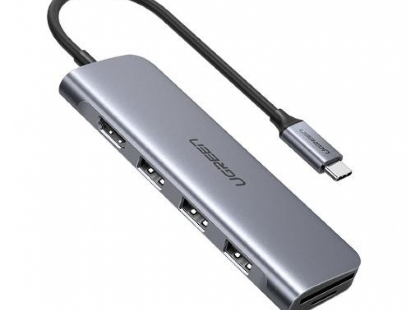 Cáp chuyển đổi USB type-C 6 trong 1Ugreen 70410