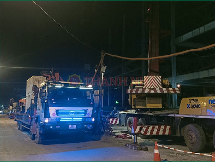 Cho thuê xe cẩu KCN Tân Tạo