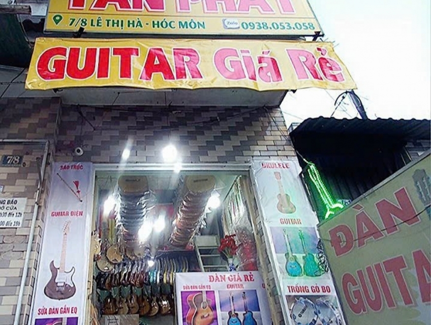Bán đàn guitar giá siêu rẻ tại hóc môn guitar tấn phát