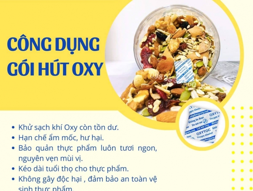 Công dụng gói hút Oxy , Mua gói hút Oxy ở đâu ?