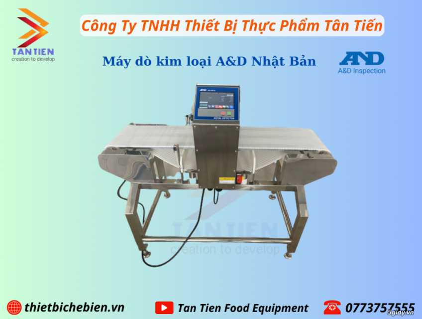 Máy dò kim loại trong nông sản