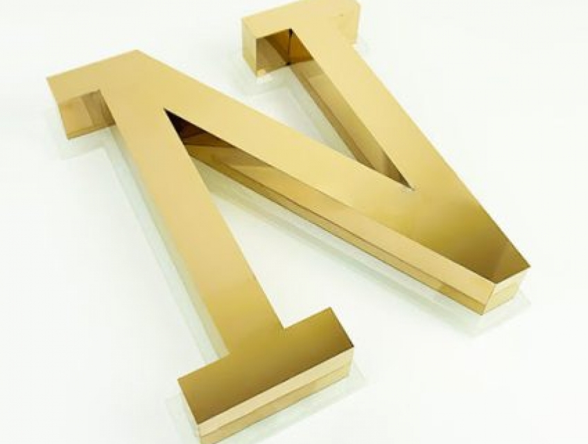 99 Mẫu chữ inox vàng đẹp sang