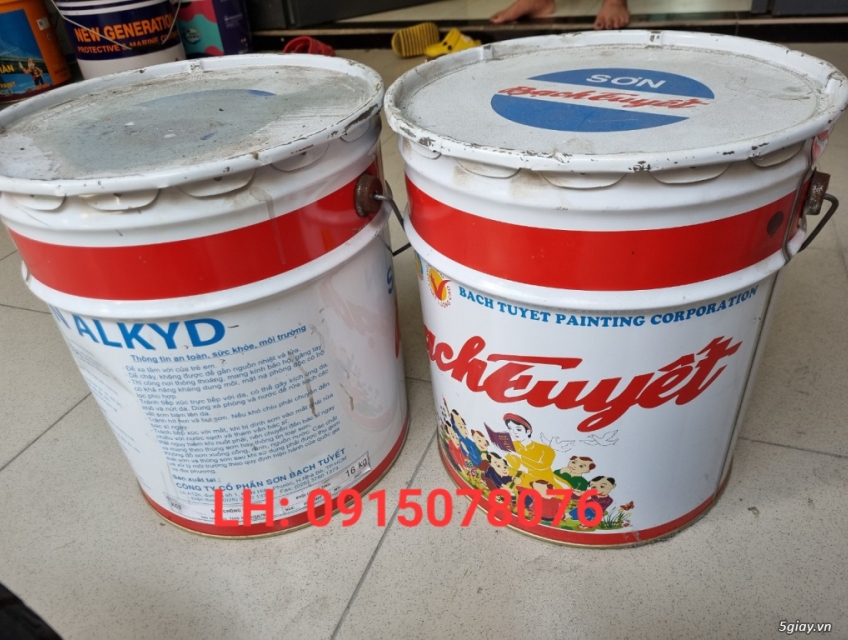 Mua sơn chống rỉ hãng sơn Bạch Tuyết cho sắt cao cấp