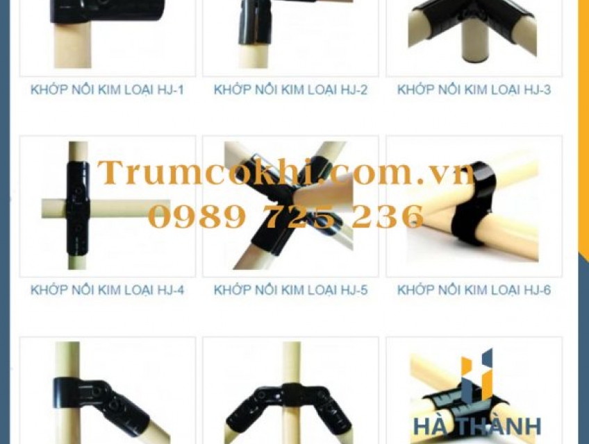 Các loại  khớp nối hj đang được sử dụng phổ biến hiện nay.