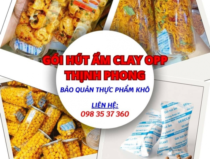 Gói hút ẩm bảo quản thực phẩm khô