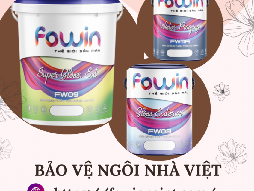 SƠN CHỐNG THẤM FOWIN - SẢN PHẨM ĐỘC QUYỀN CỦA CÔNG TY TÂN HOÀNG NGỌC