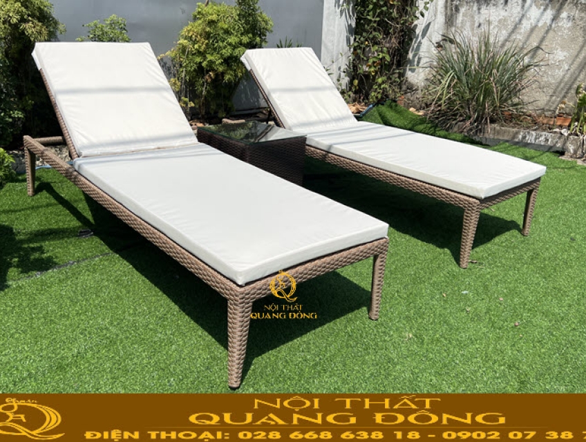 Ghế hồ bơi QD-1272 mẫu ghế thư giãn đơn giản dùng cho bể bơi, hồ bơi